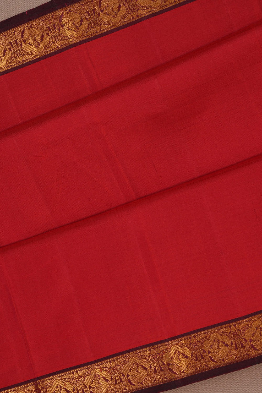 Image of Arani Silk Red Saree