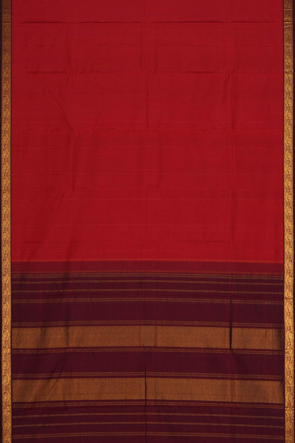 Arani Silk Red Saree