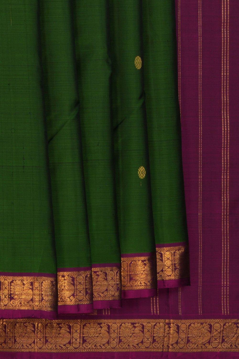 Arani Silk Green Saree