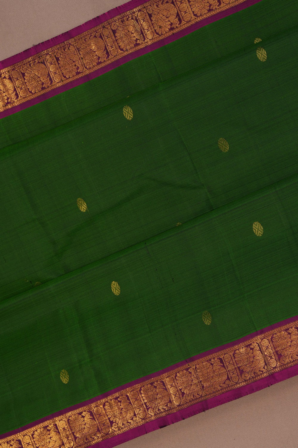 Arani Silk Green Saree