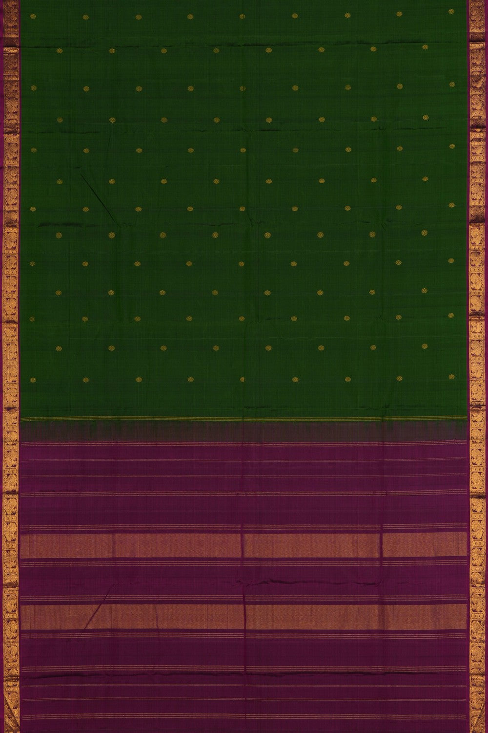 Image of Arani Silk Green Saree