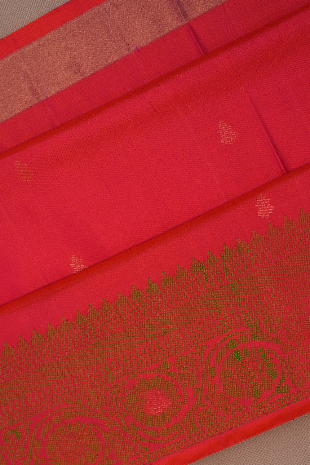 South Silk Pink Saree