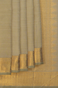Image of Arani Silk Pista Green Saree