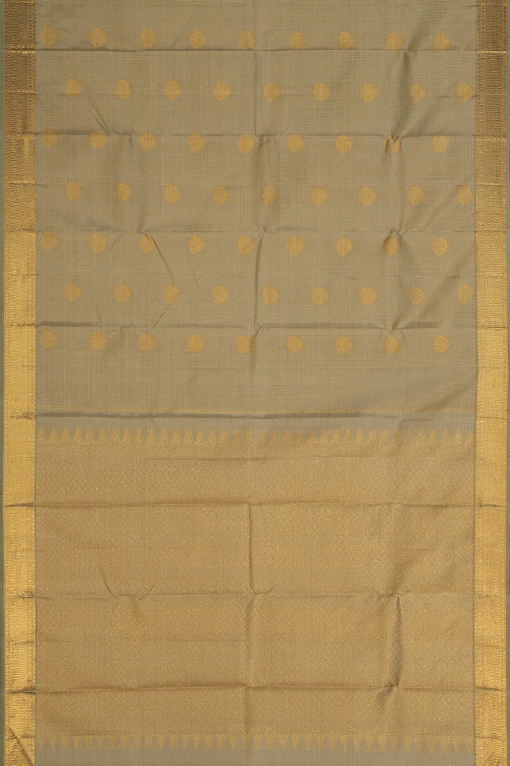 Image of Arani Silk Pista Green Saree