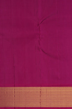 Image of Arani Silk Peacock Blue Saree