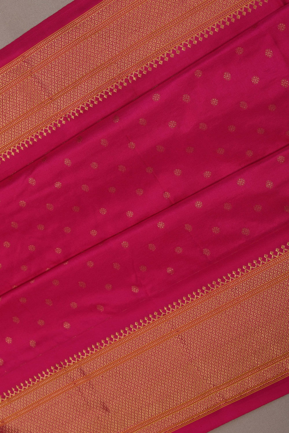 Gadwal Silk Pink Saree