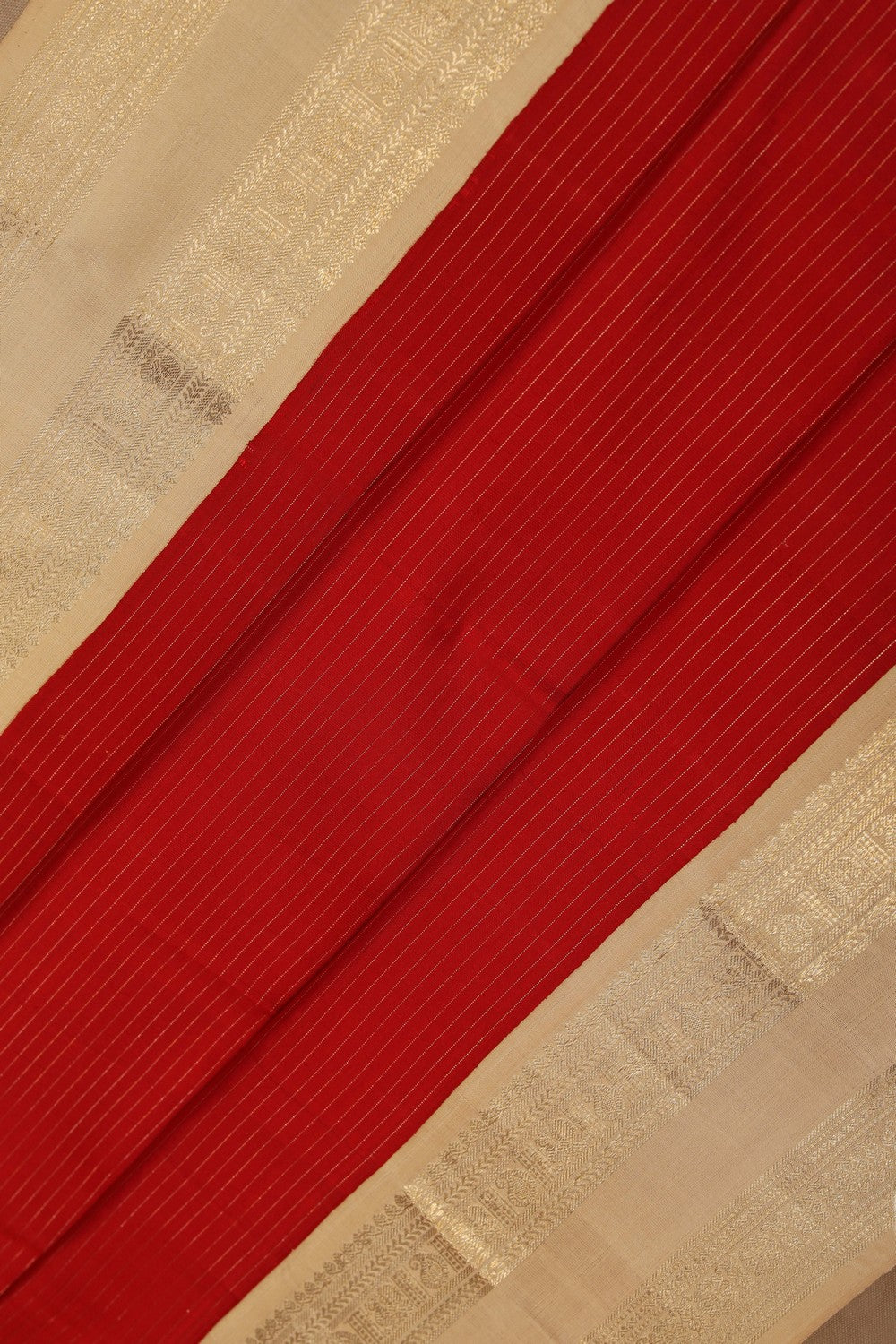 Image of Arani Silk Red Saree