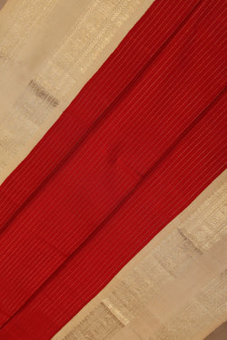 Image of Arani Silk Red Saree