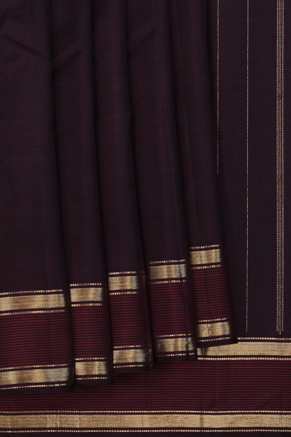 Image of Arani Silk Purple Saree