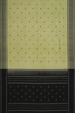 Image of Arani Silk Kattam Mint Green Saree
