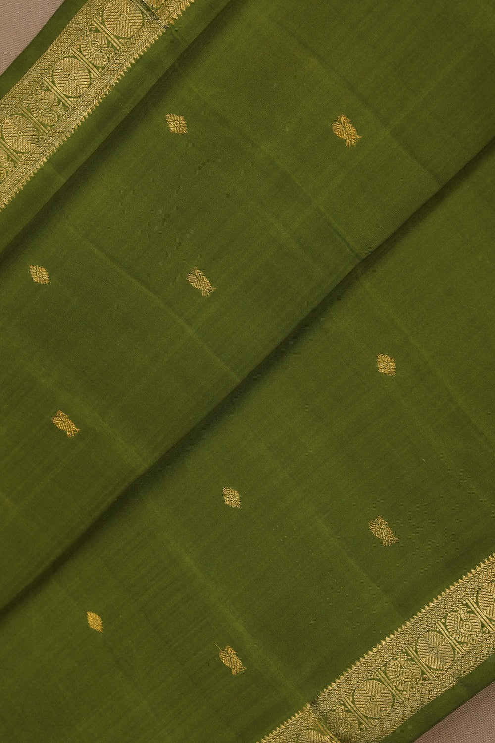 Image of Arani Silk Green Saree