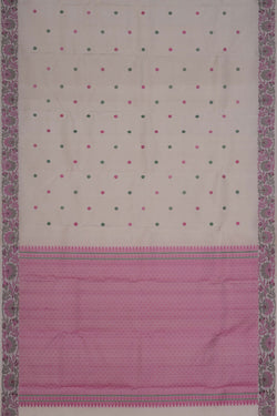 Image of Arani Silk White Saree