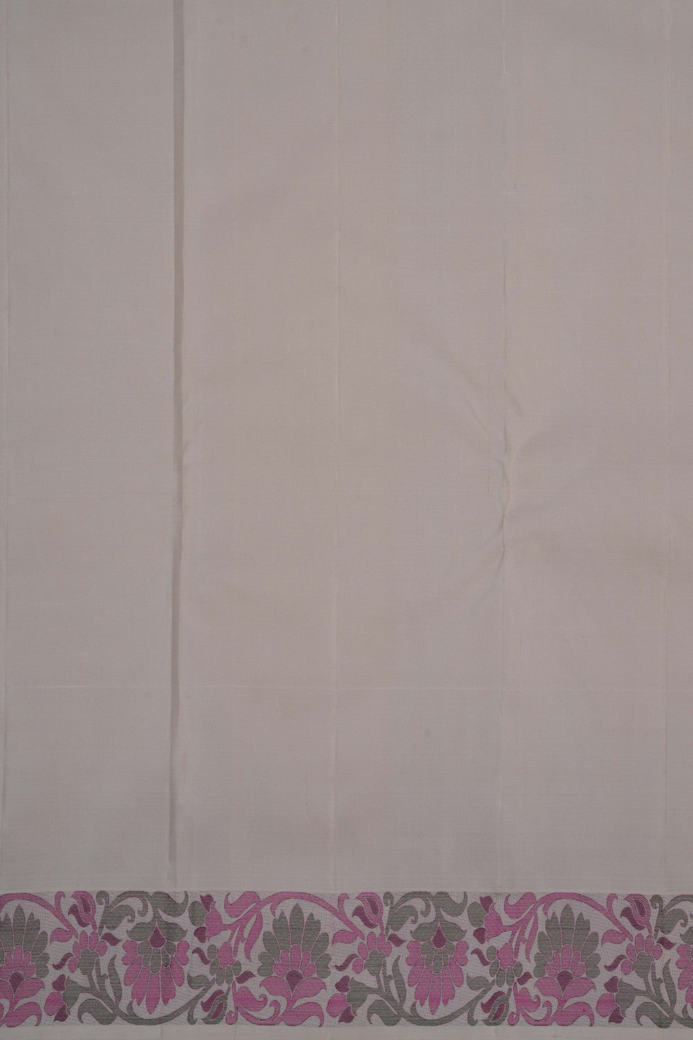 Arani Silk White Saree