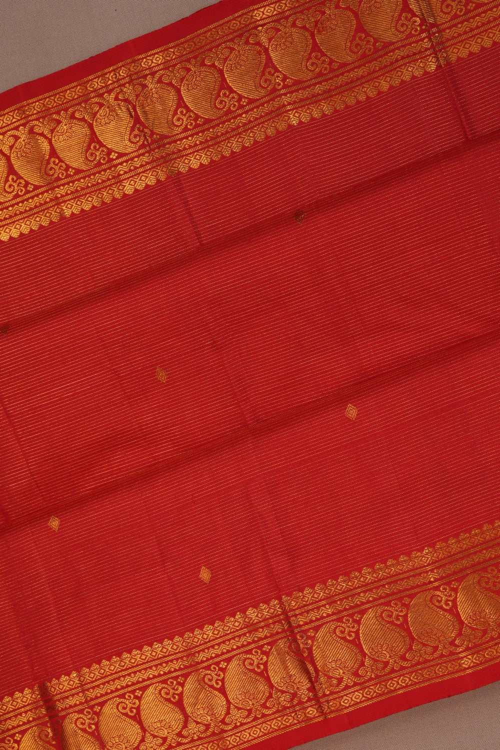Arani Silk Red Saree