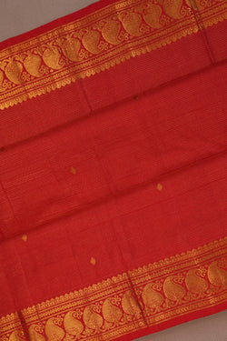 Image of Arani Silk Red Saree