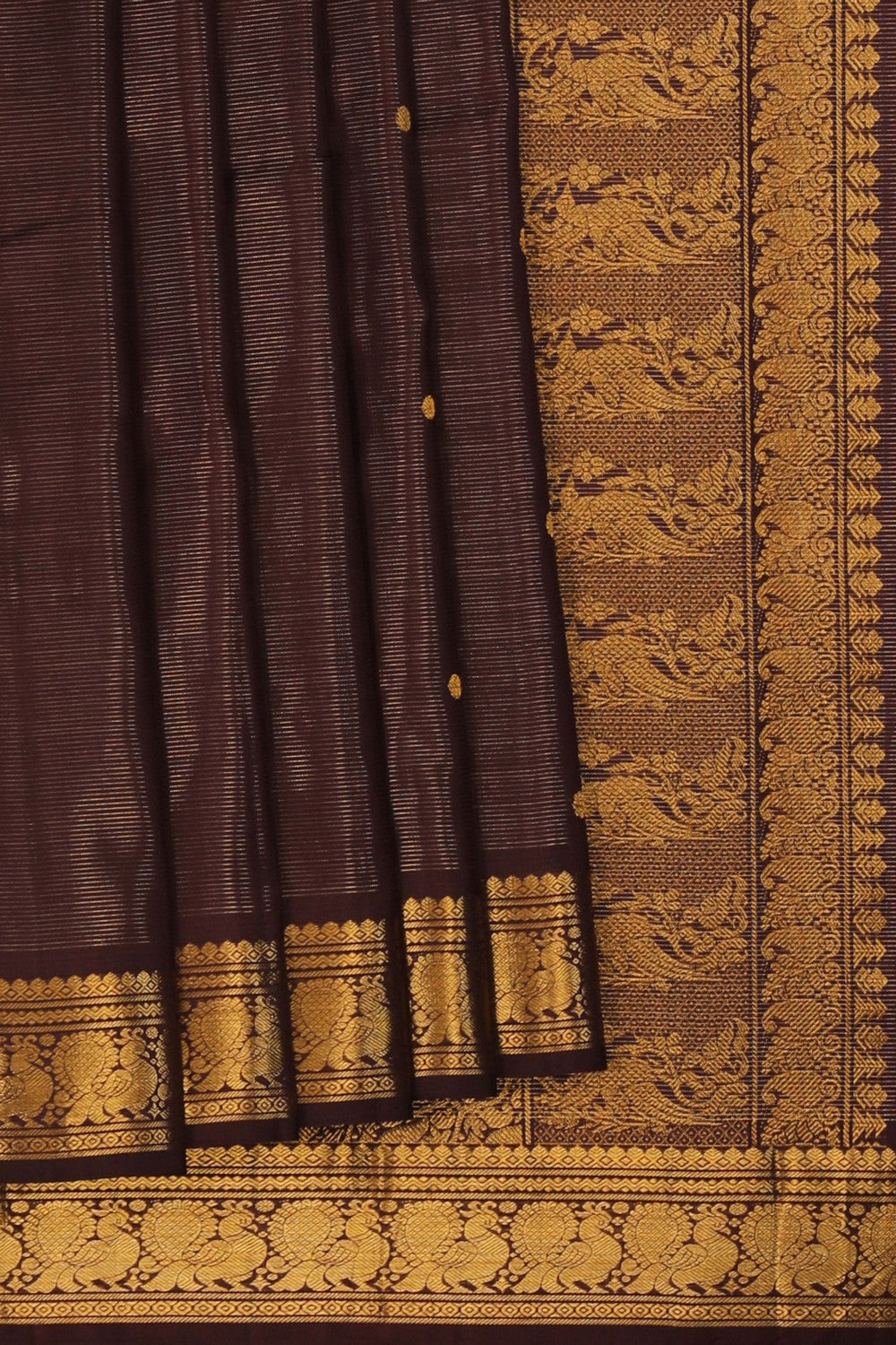 Image of Arani Silk Purple Saree