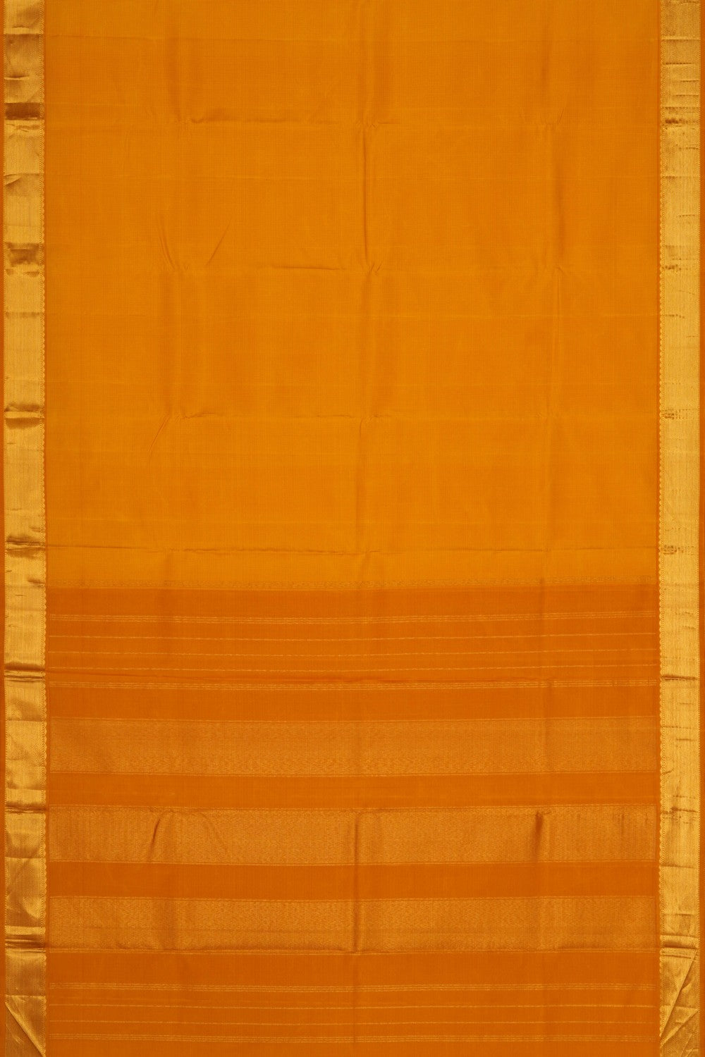 Arani Silk Kattam Yellow Saree