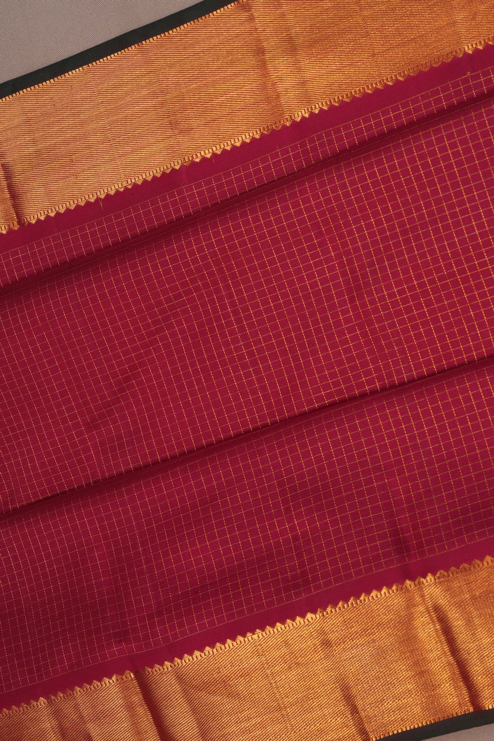 Image of Arani Silk Kattam Pink Saree