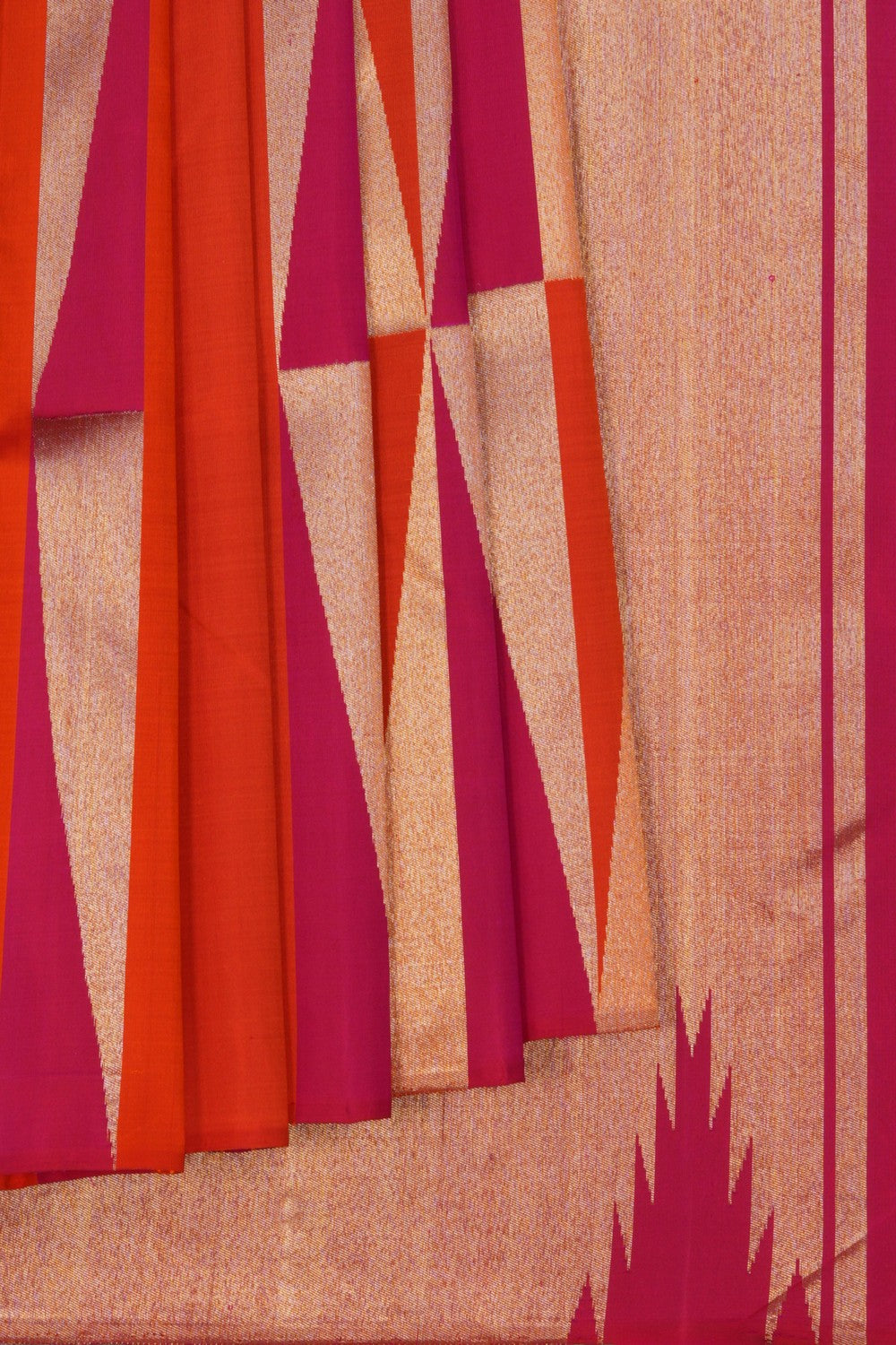 Arani Silk Pink Saree