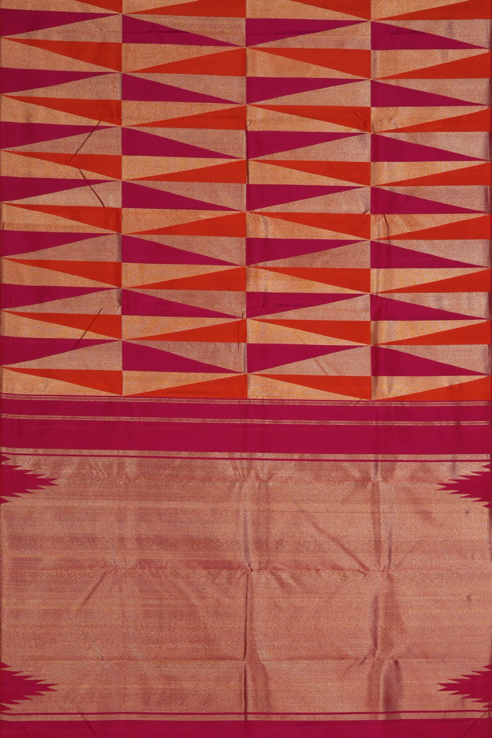 Arani Silk Pink Saree