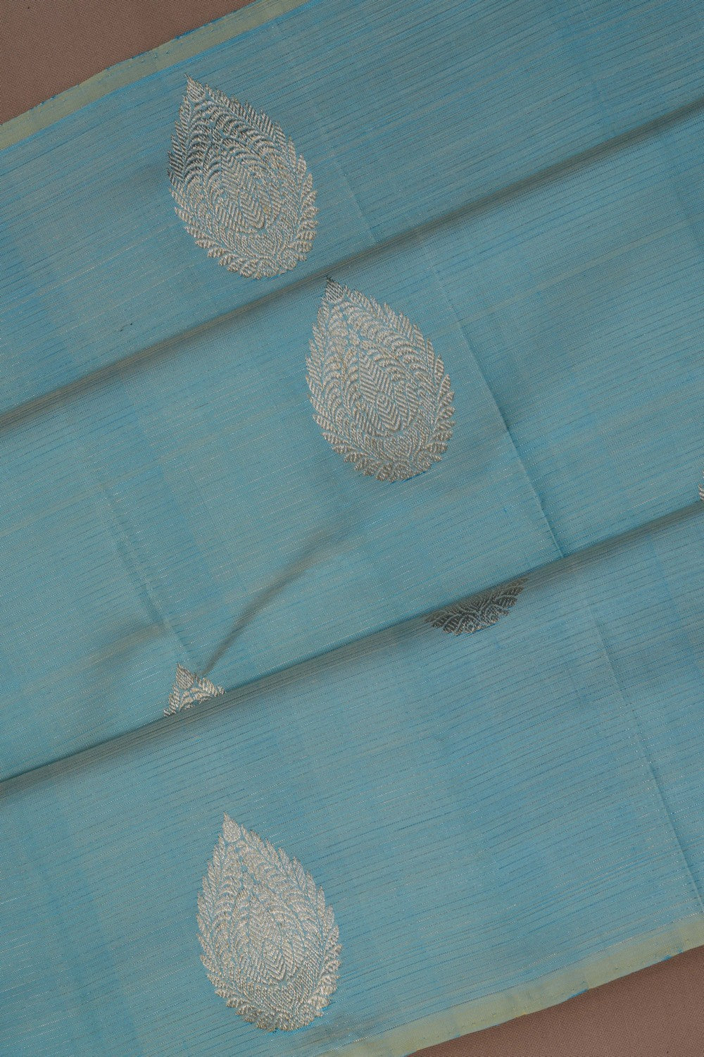 Image of Arani Silk Ice Blue Saree