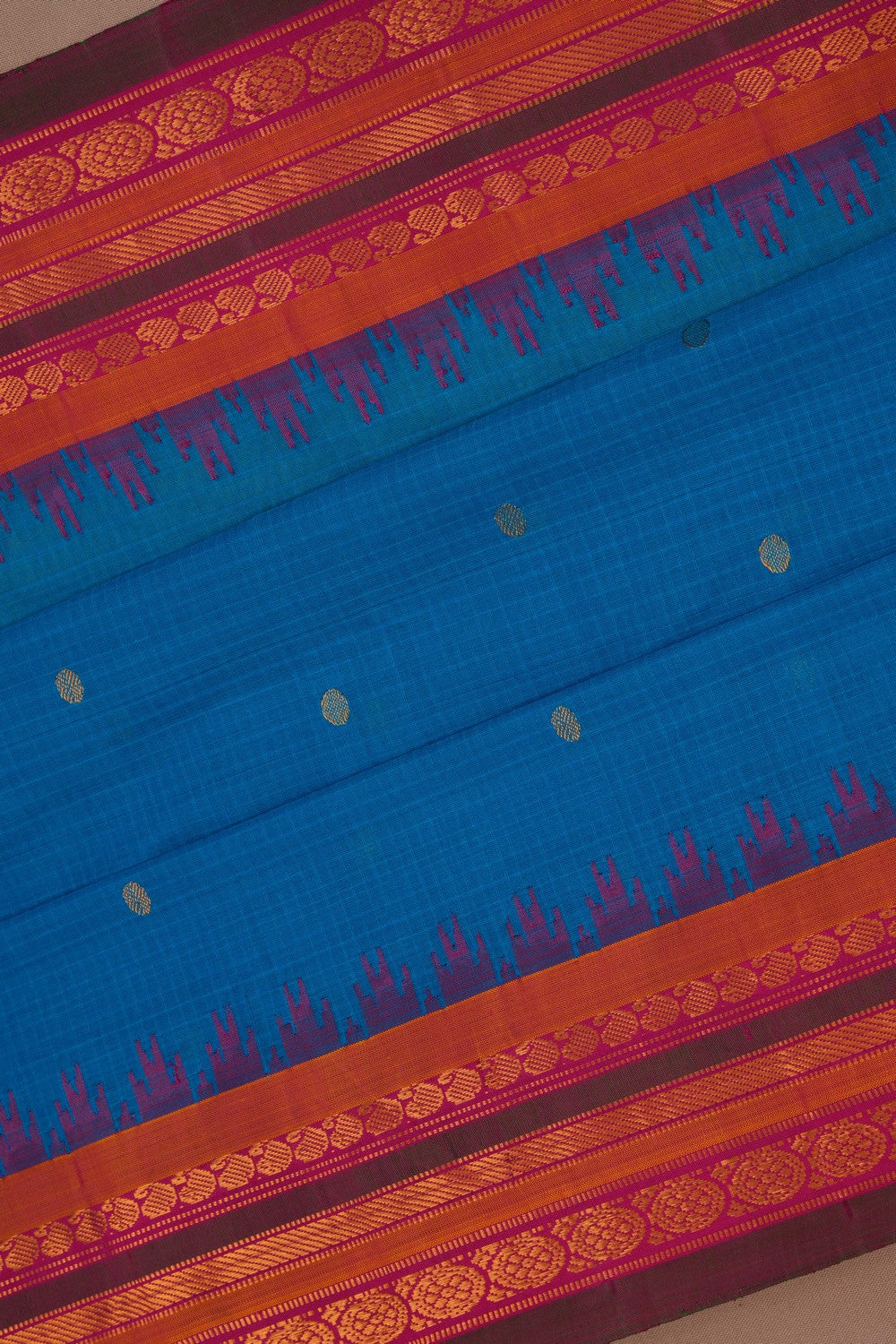 Gadwal Blue Saree
