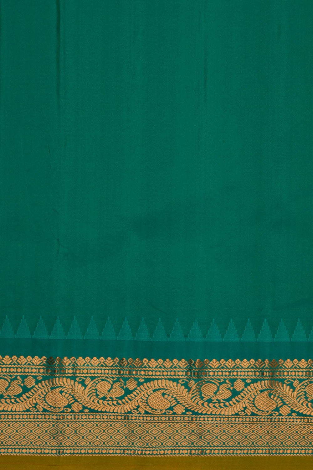 Image of Gadwal Silk Purple Saree