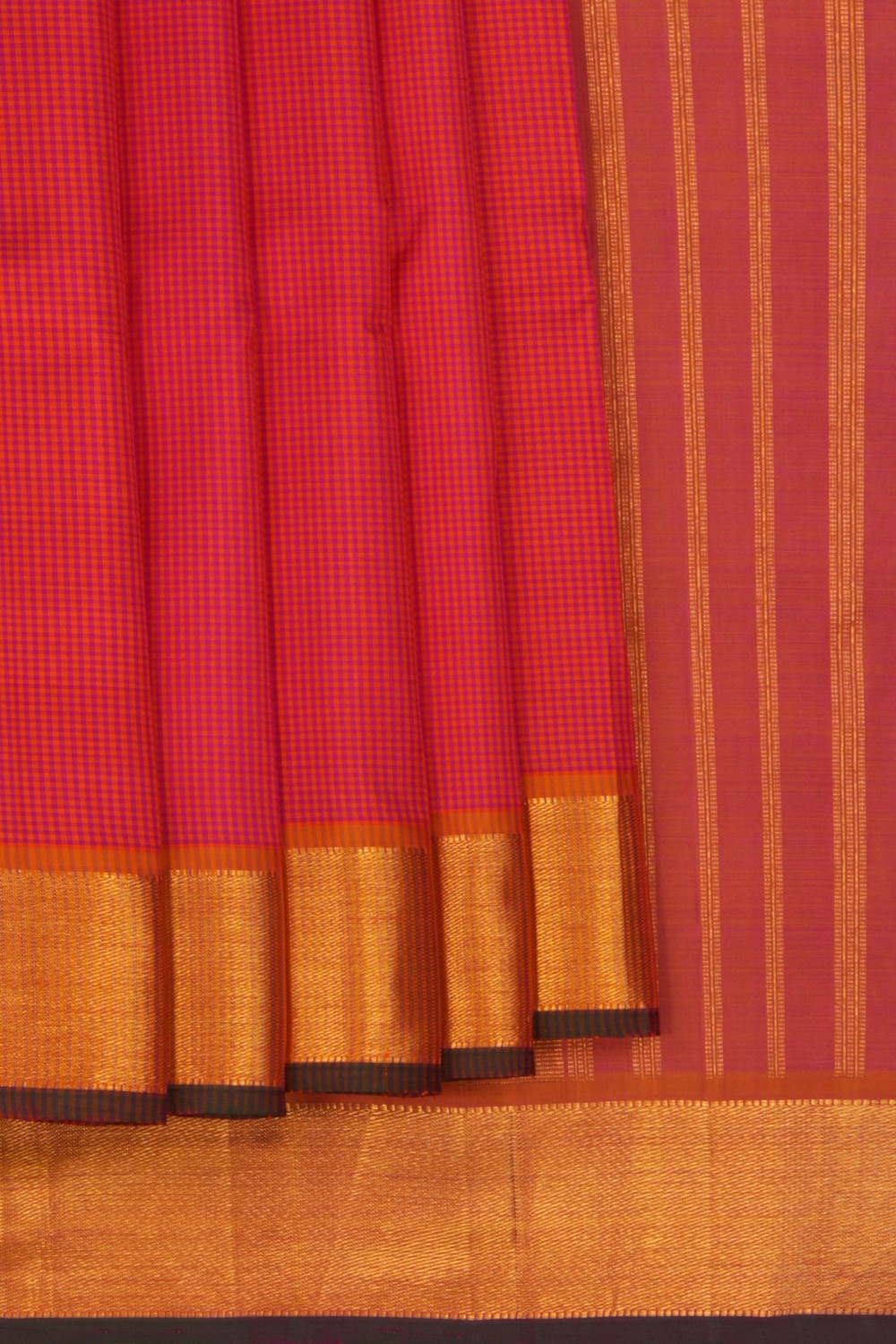 Arani Silk Kattam Pink Saree