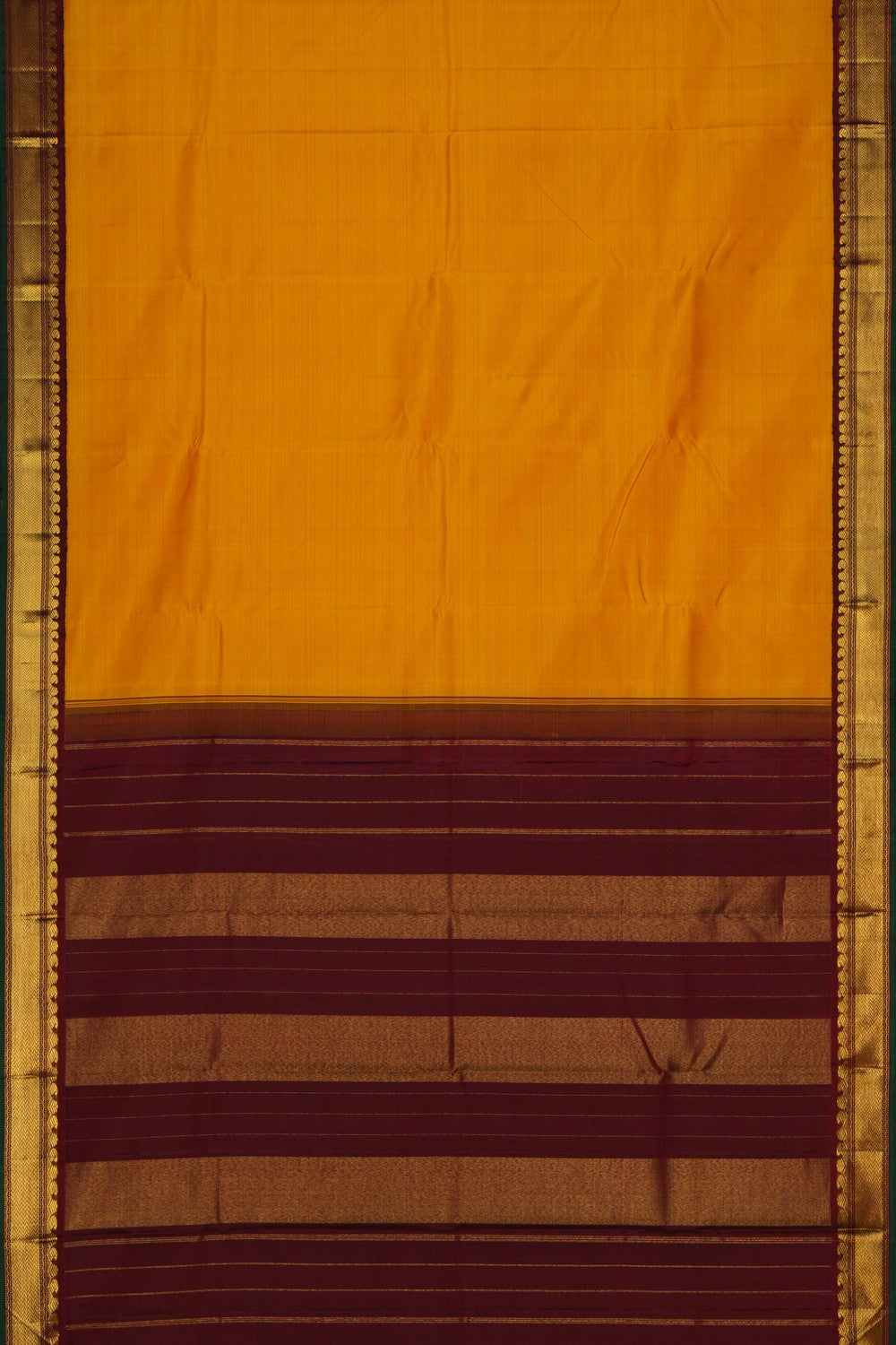 Arani Silk Yellow Saree