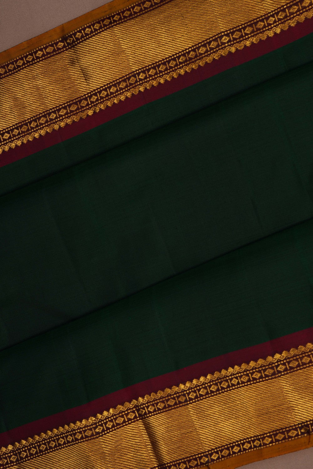 Arani Silk Green Saree