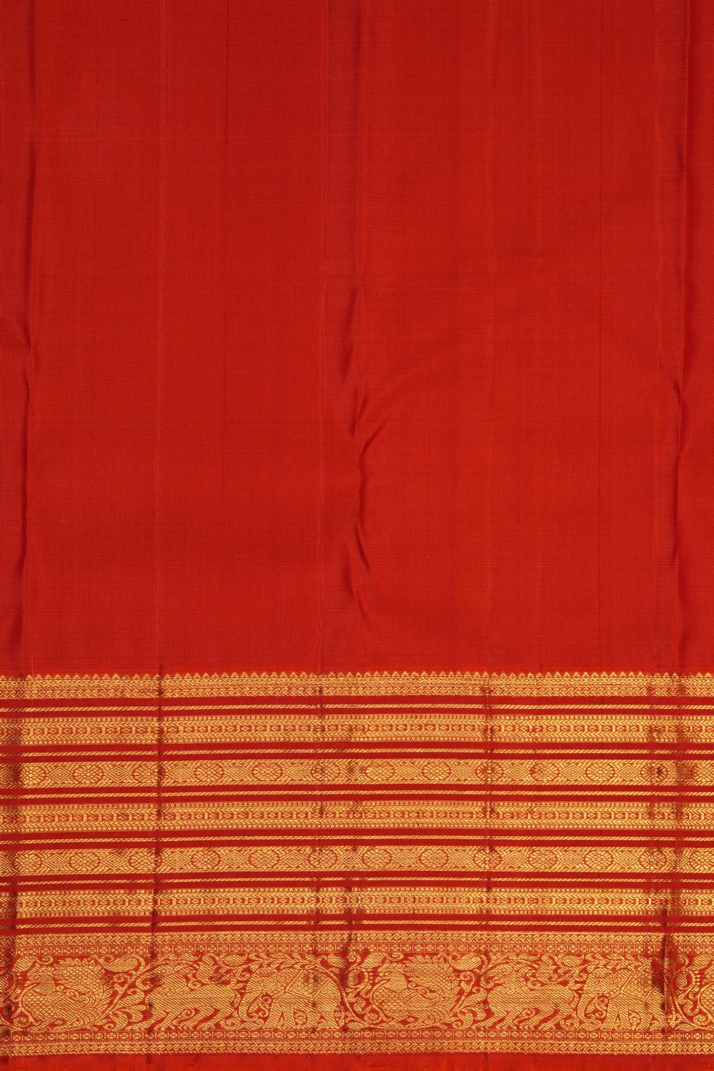 Arani Silk Red Saree