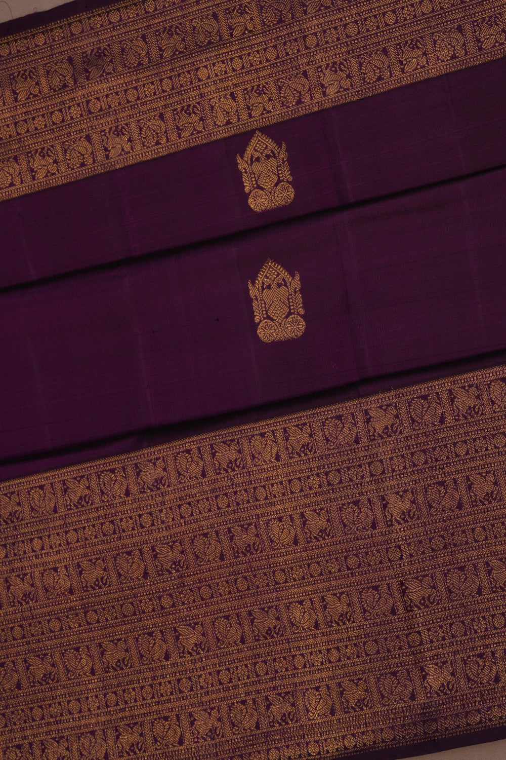 Arani Silk Purple Saree