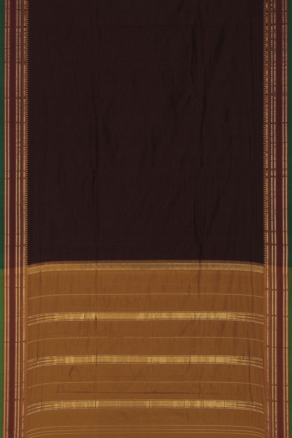 Image of Narayanpet Silk Maroon Saree