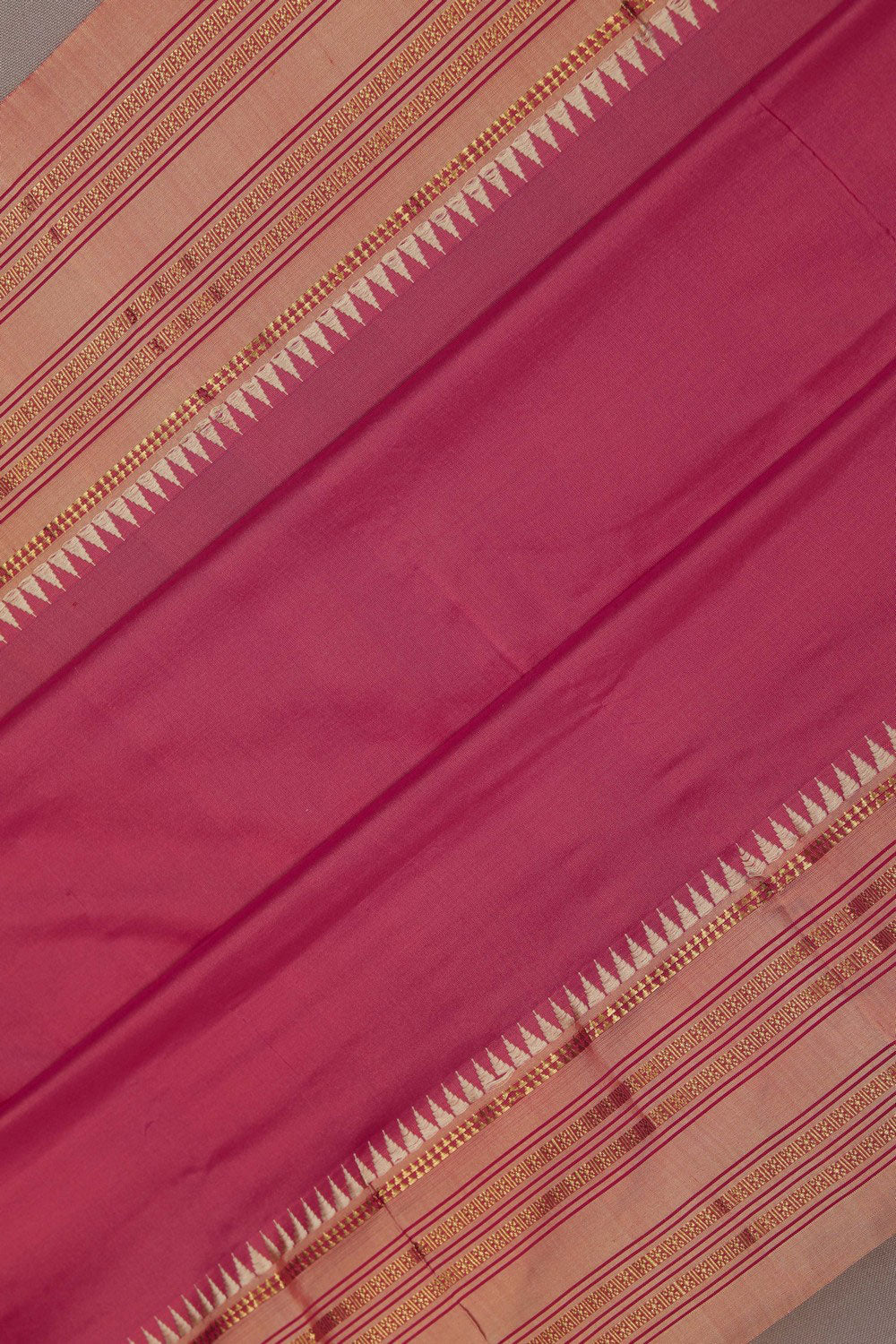 Image of Narayanpet Silk Pink Saree