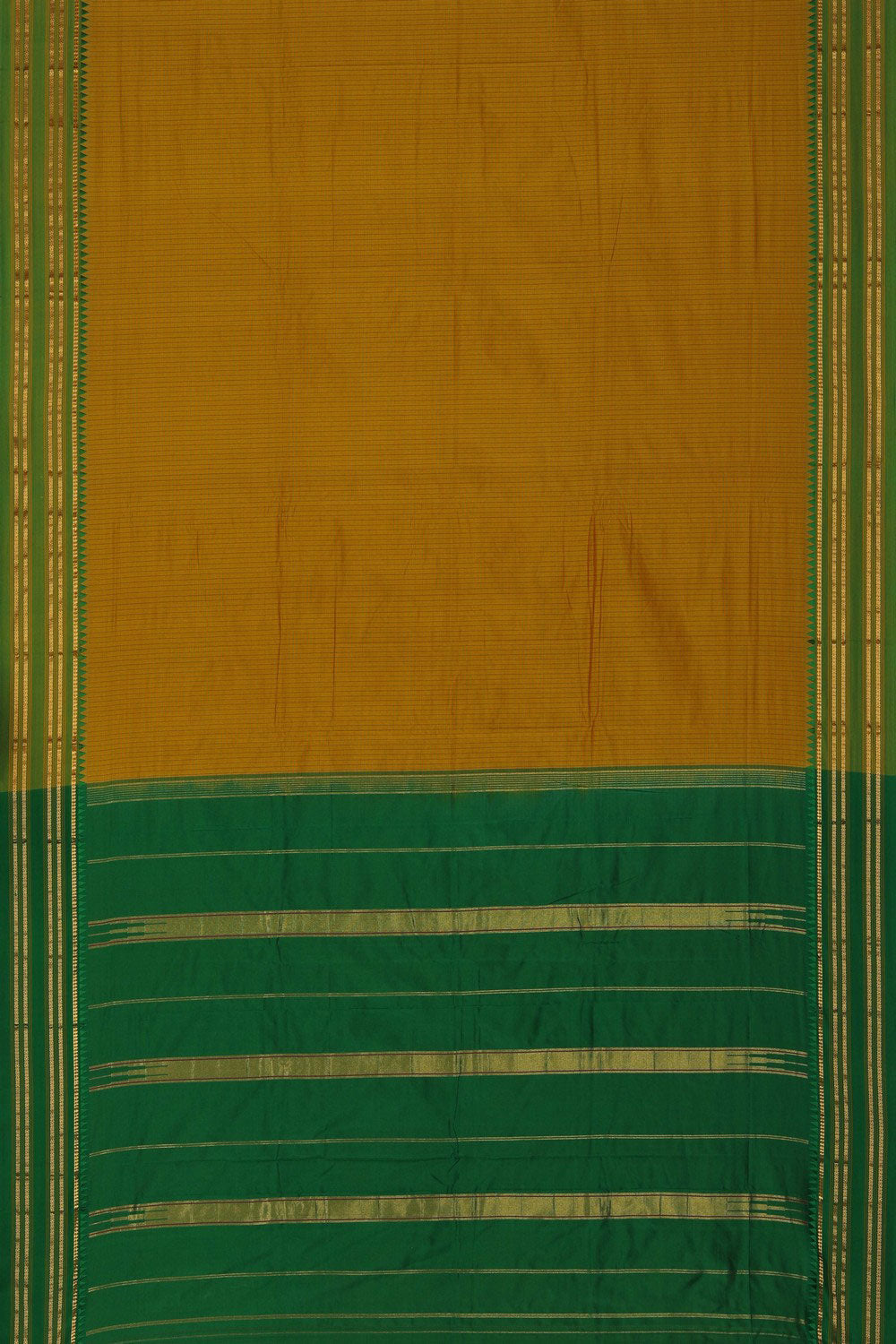 Narayanpet Silk Yellow Saree
