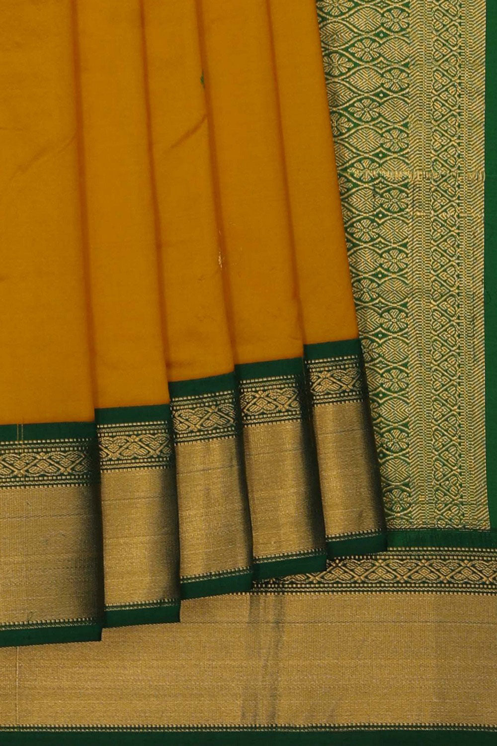 Narayanpet Silk Yellow Saree