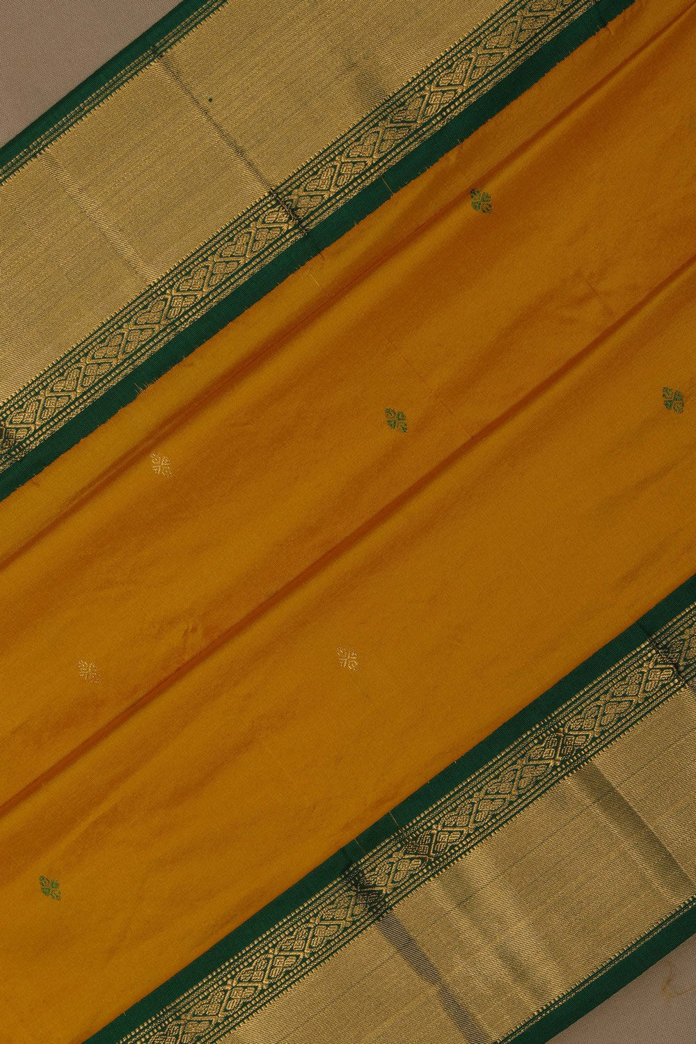 Narayanpet Silk Yellow Saree