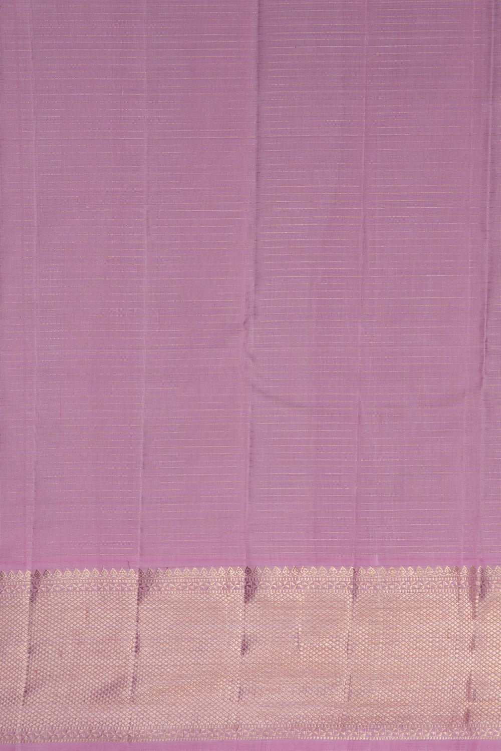 Image of Kanchipuram Silk Kattam Purple Saree