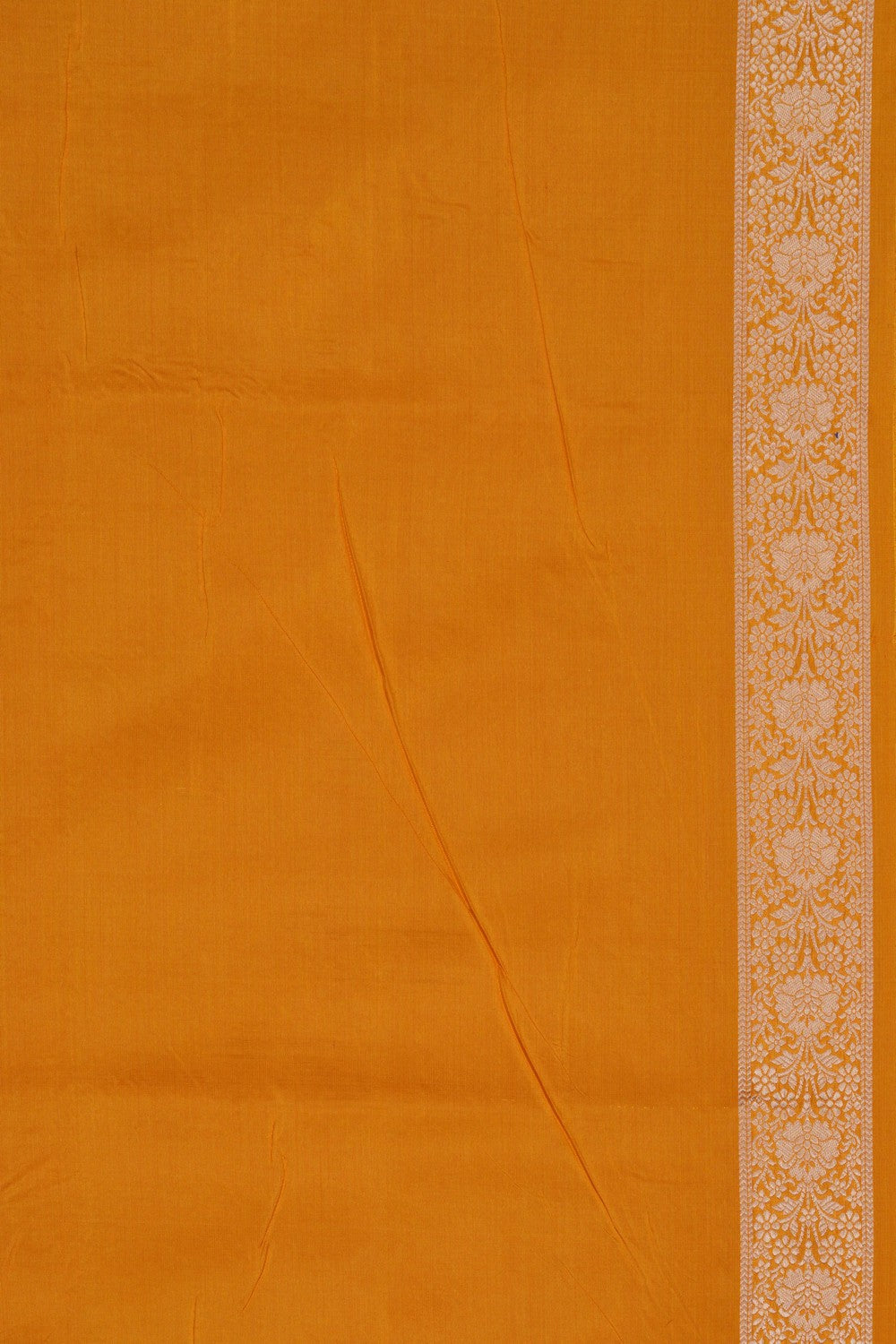 Image of Banarasi Silk Yellow Saree