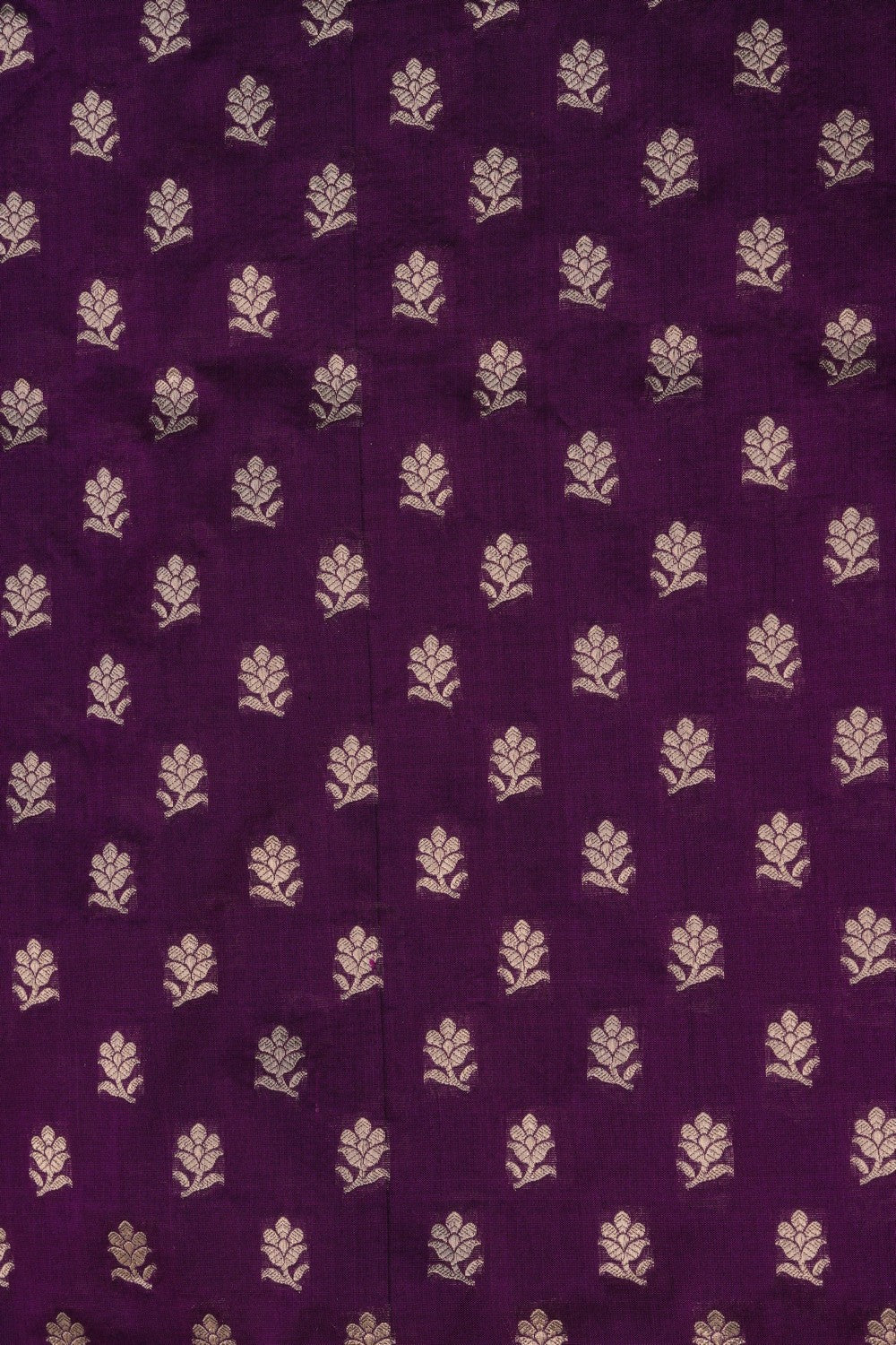 Image of Banarasi Silk Brocade Purple Saree