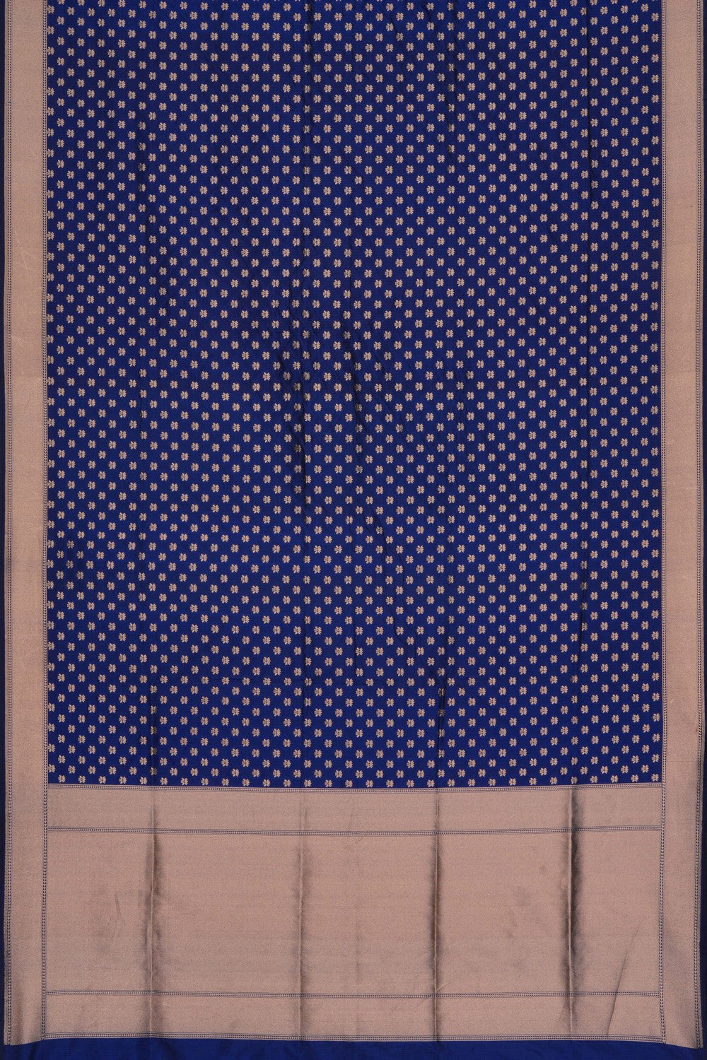 Banarasi Silk Brocade Blue Saree