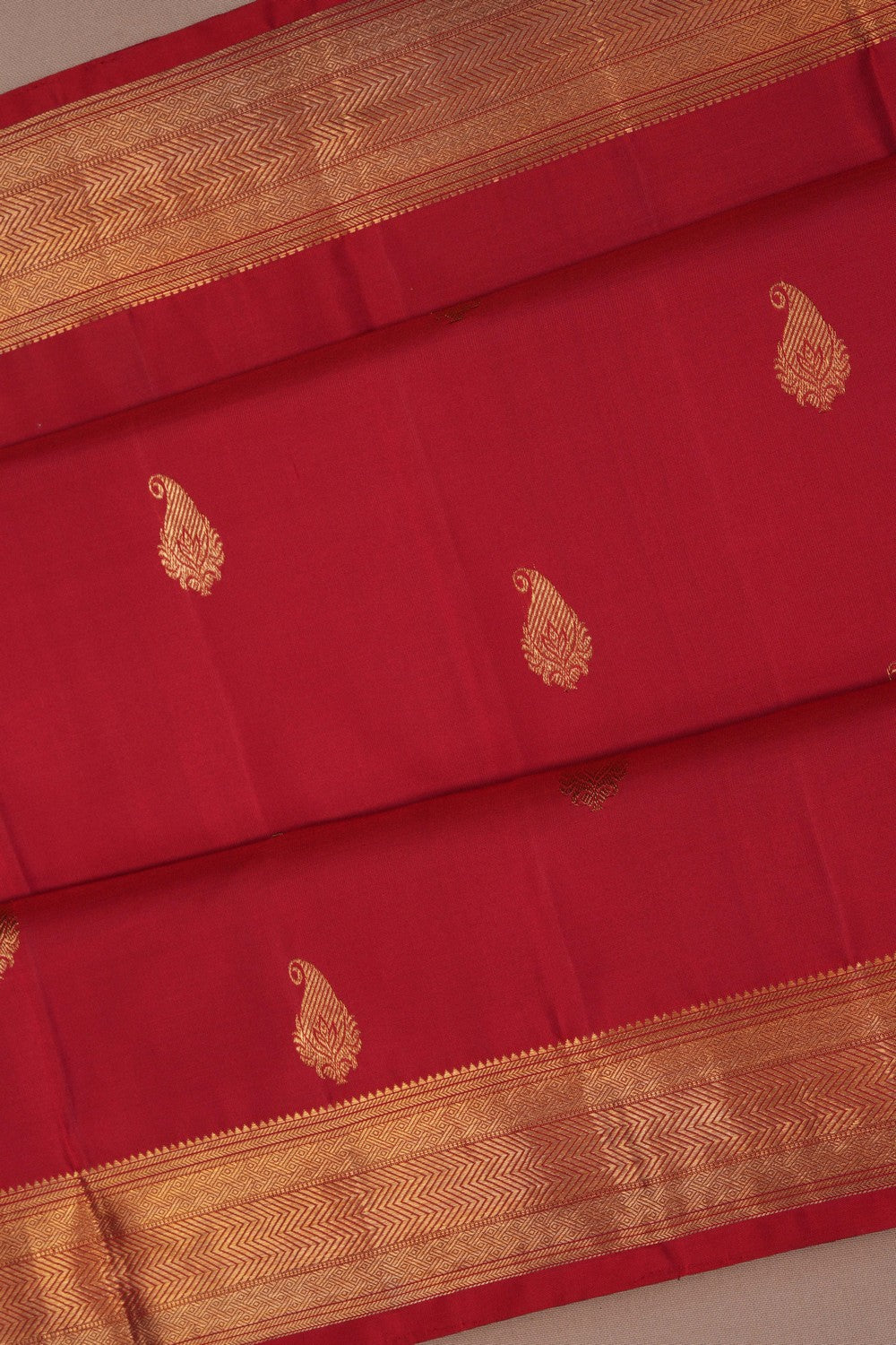 Kanchipuram Red Saree