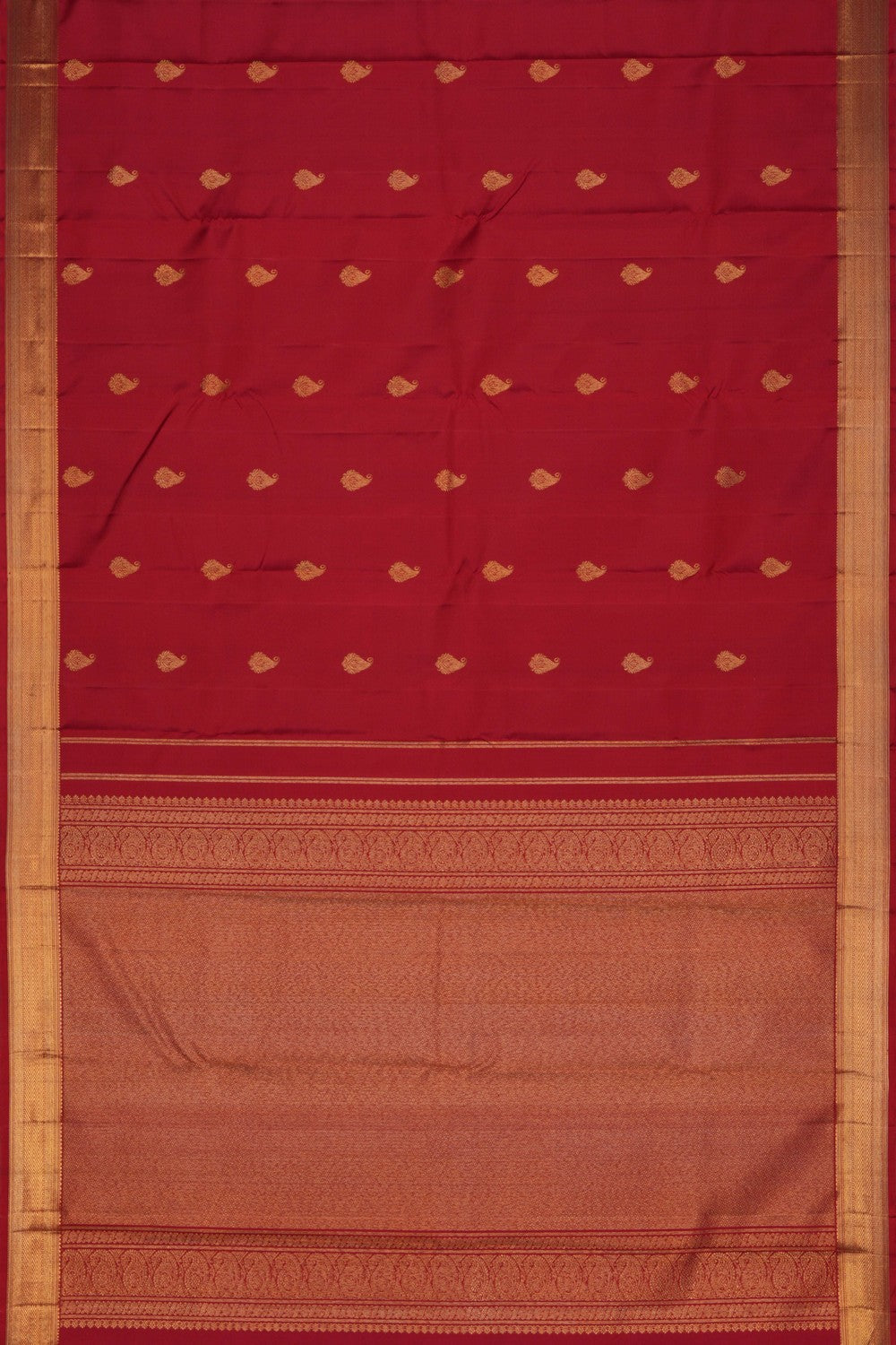Kanchipuram Red Saree
