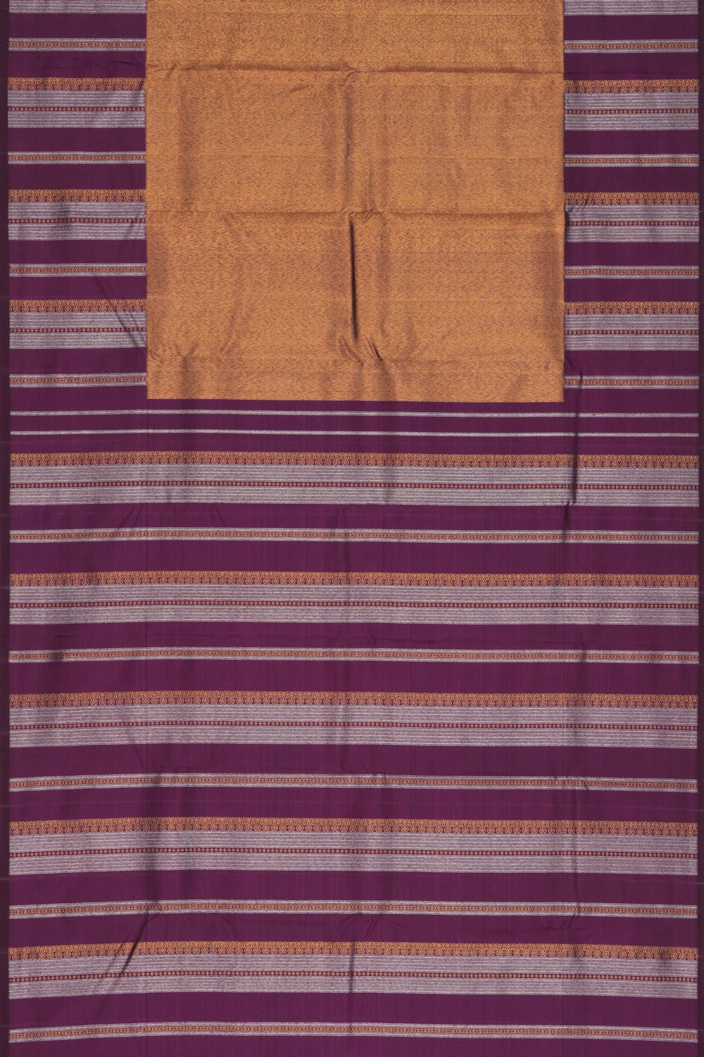 Image of Kanchipuram Dull Gold Saree