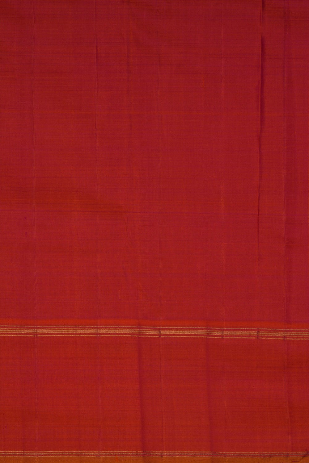 Image of Kanchipuram Silk Brocade Magenta Pink Saree