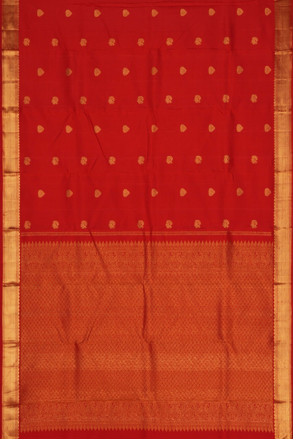 Arani Silk Red Saree