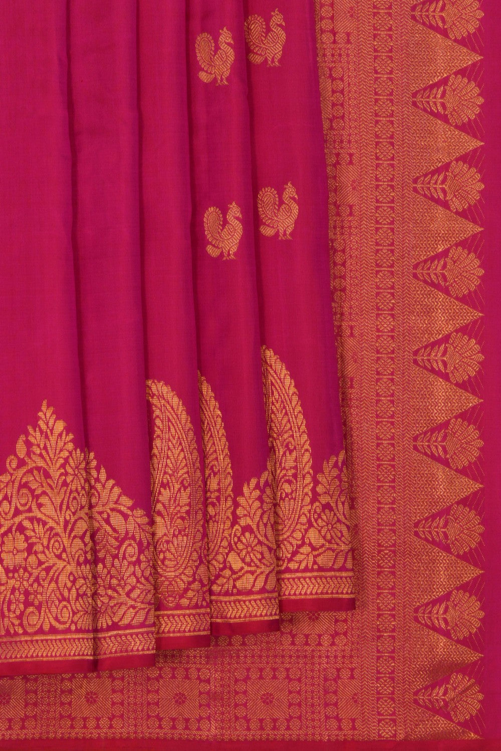 Arani Silk Pink Saree