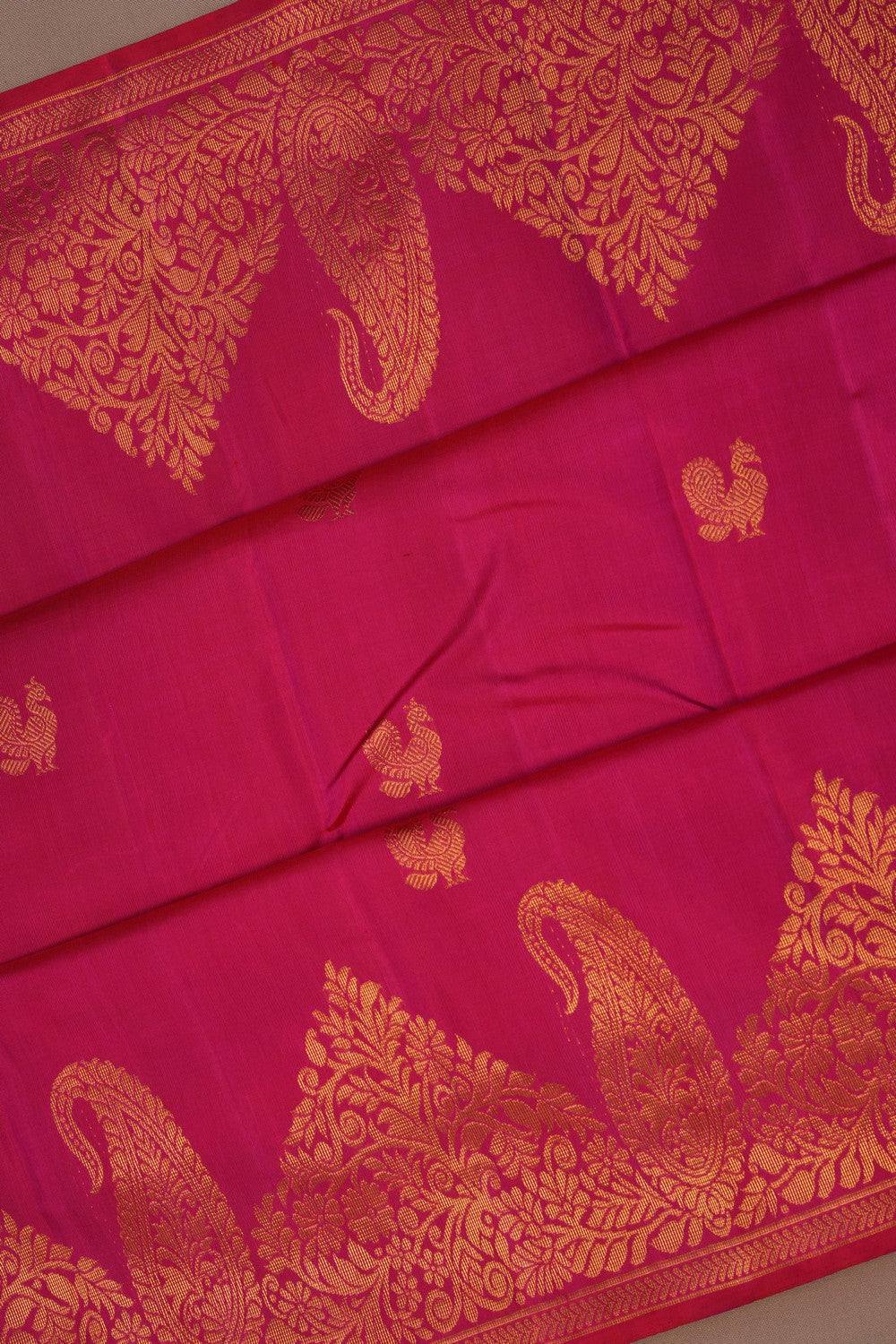 Arani Silk Pink Saree
