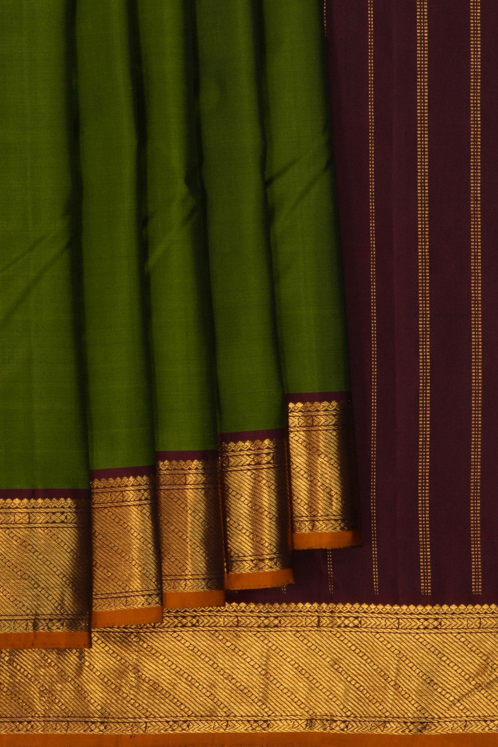 Arani Silk Green Saree