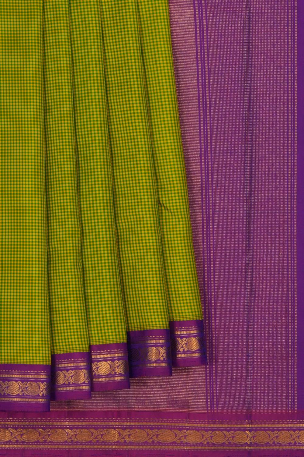 Arani Silk Green Saree